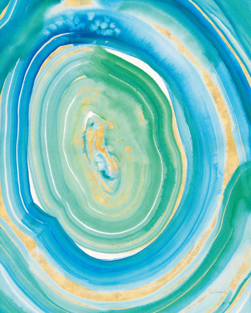 Terrain Gilded II Crop art print by Sue Schlabach for $57.95 CAD