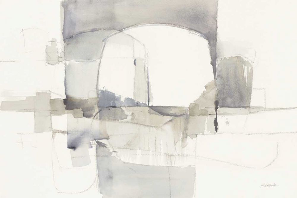 Improvisation 1 Gray art print by Mike Schick for $57.95 CAD