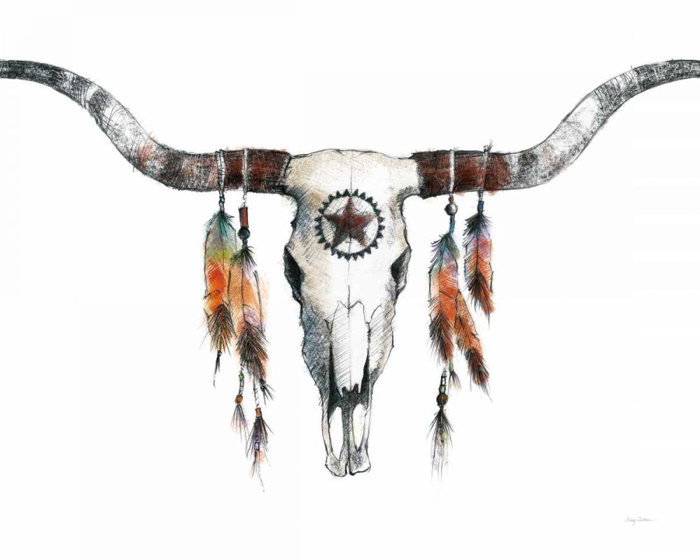 Longhorn Crop art print by Avery Tillmon for $57.95 CAD