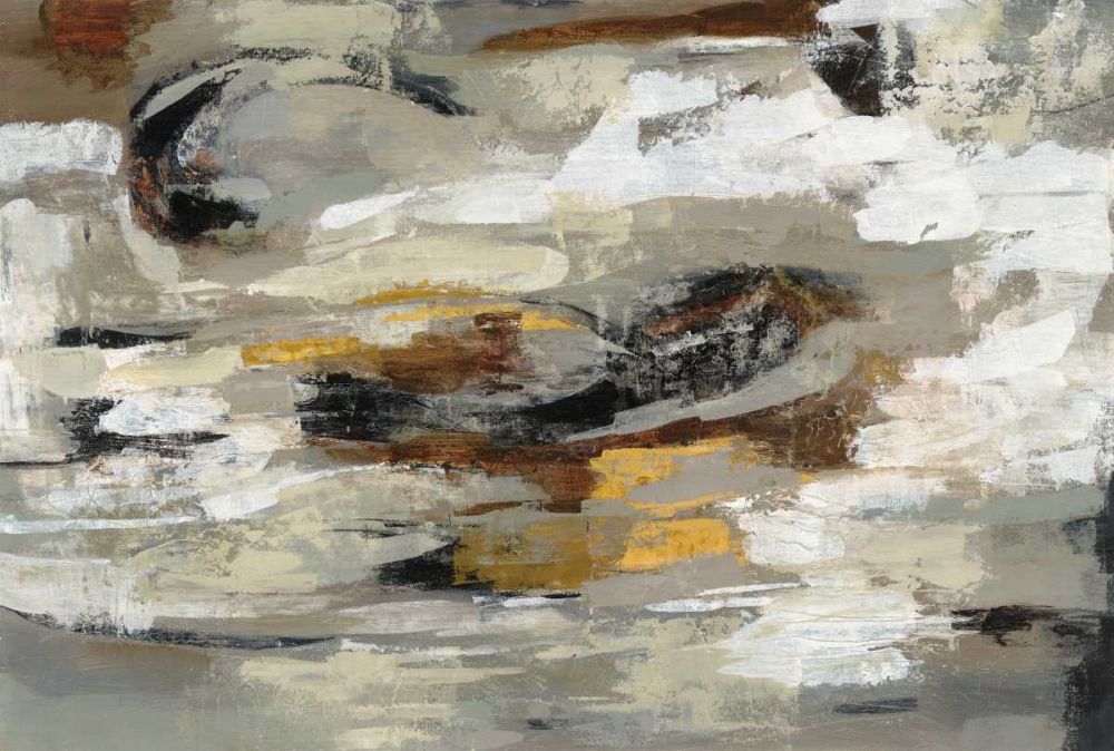 Neutral Abstract Gray art print by Silvia Vassileva for $57.95 CAD
