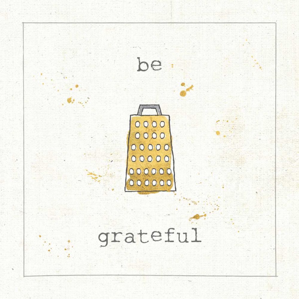 Cuisine Cuties Be Grateful art print by Pela Studio for $57.95 CAD