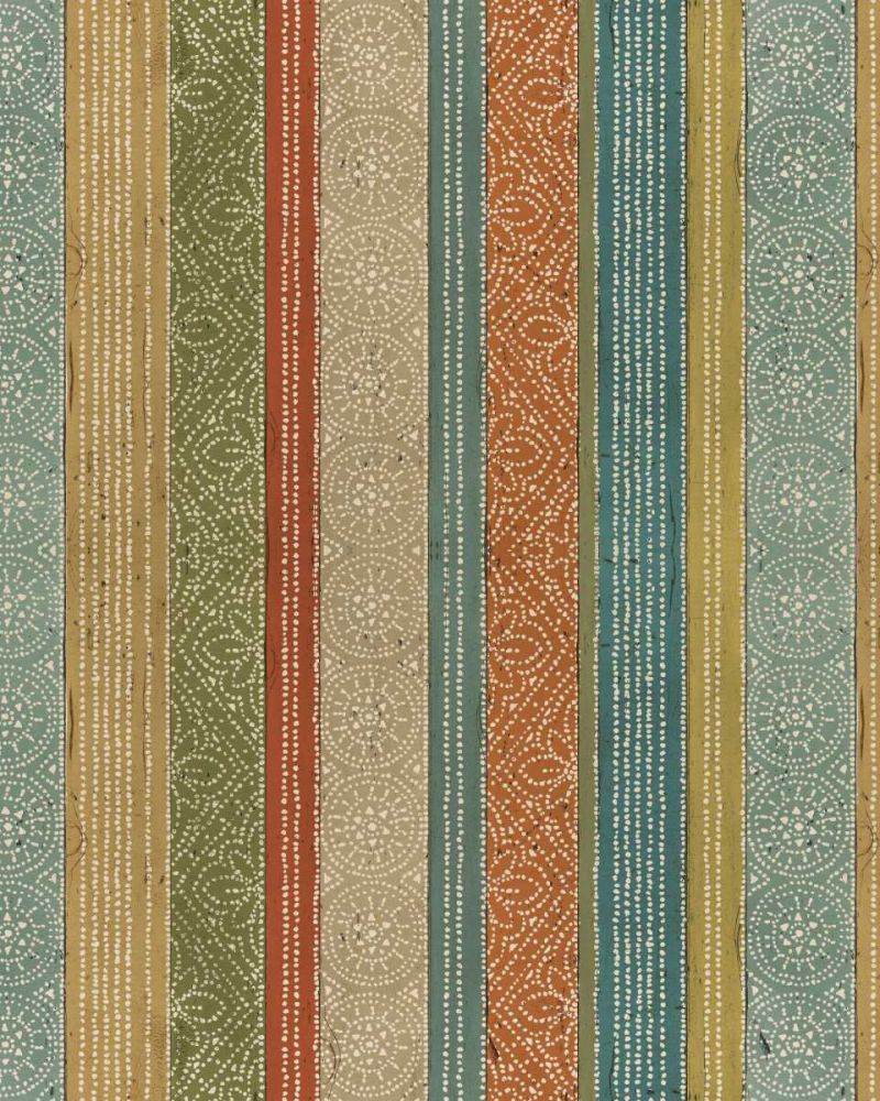 Tribal Dots Color Pattern art print by Daphne Brissonnet for $57.95 CAD