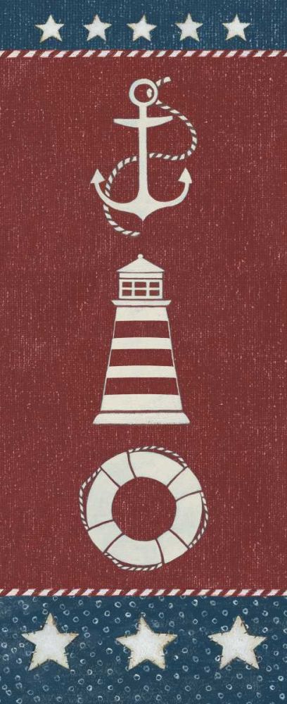 Coastal Americana Panel I art print by David Carter Brown for $57.95 CAD