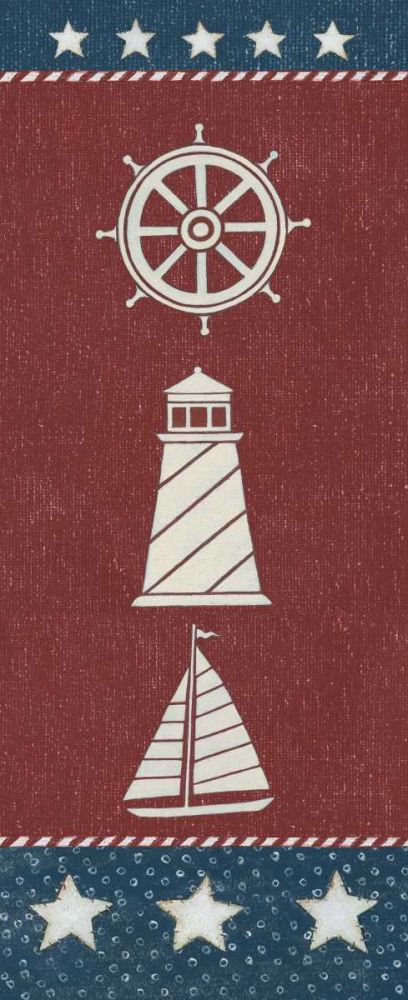 Coastal Americana Panel II art print by David Carter Brown for $57.95 CAD