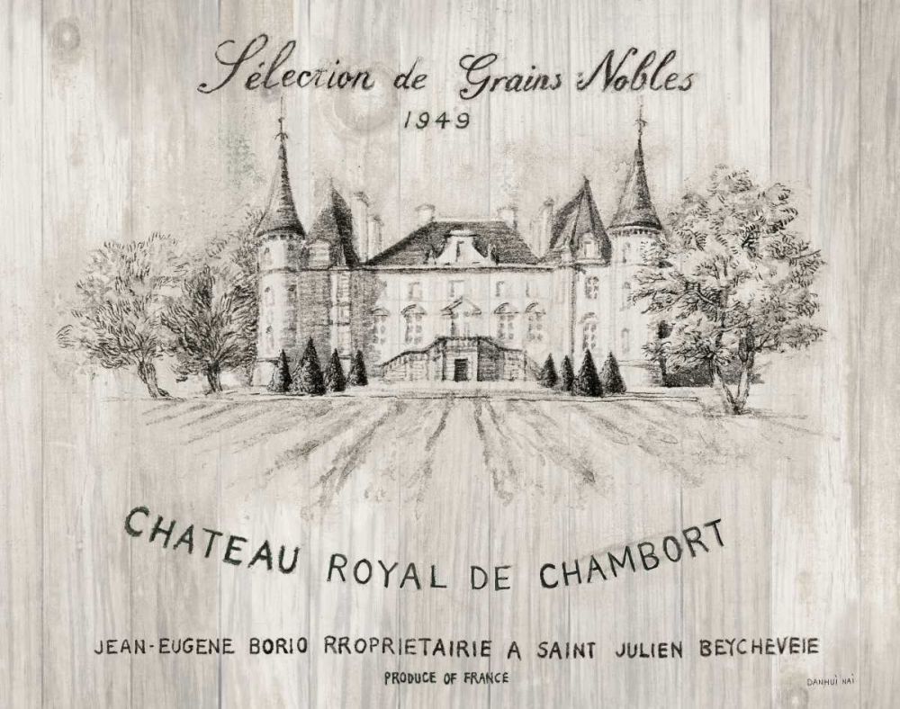 Chateau Chambort on Wood art print by Danhui Nai for $57.95 CAD