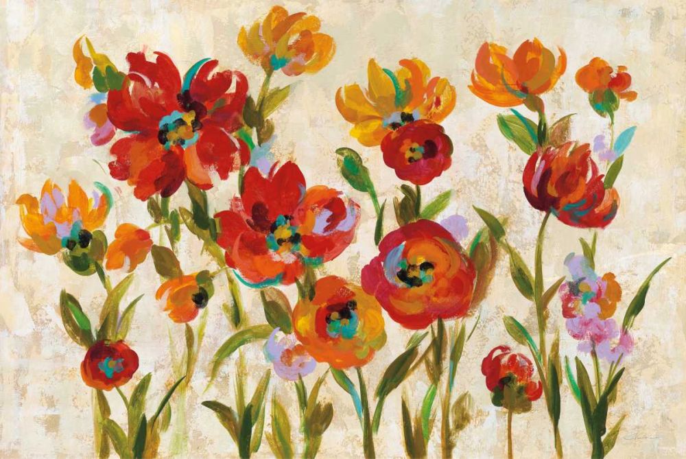 July in the Garden I Cream art print by Silvia Vassileva for $57.95 CAD