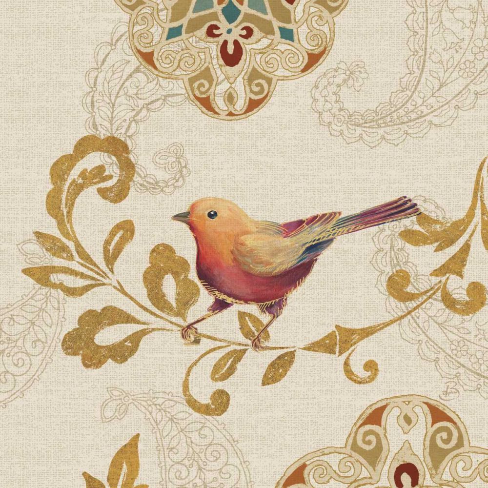 Bird Rainbow Orange art print by Daphne Brissonnet for $57.95 CAD