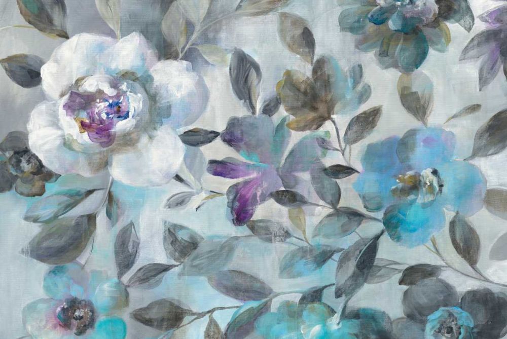 Twilight Flowers Crop art print by Danhui Nai for $57.95 CAD