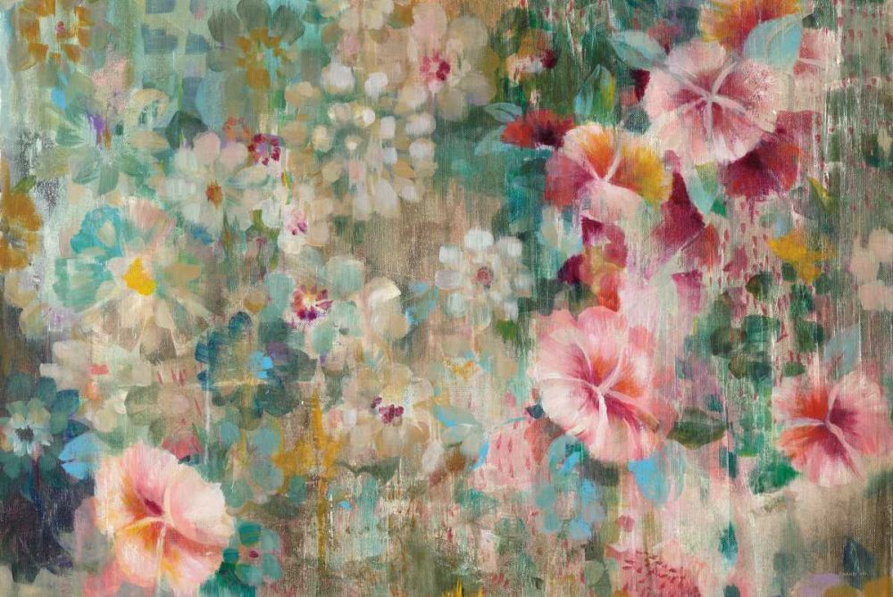 Flower Shower Crop art print by Danhui Nai for $57.95 CAD