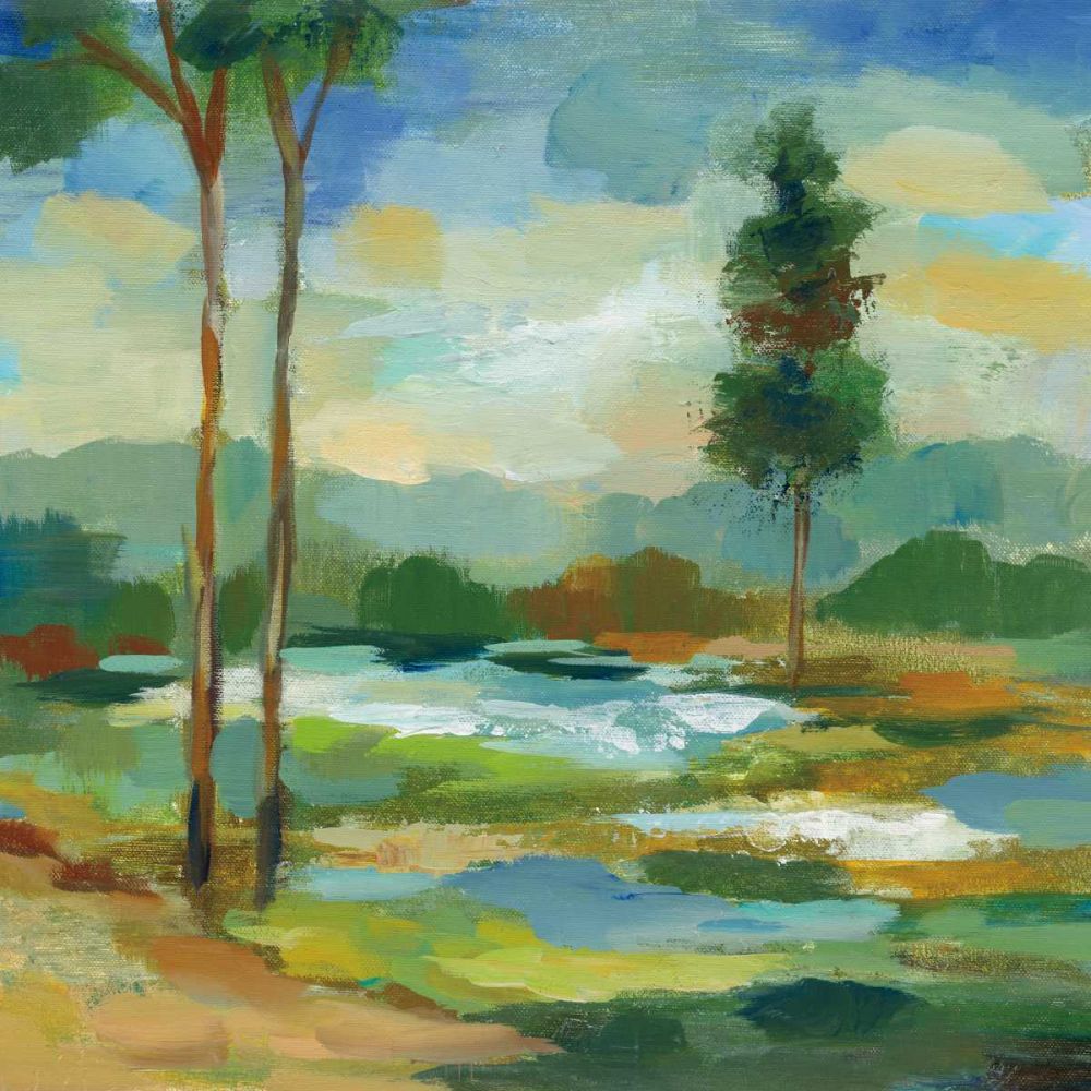 Early Spring Landscape I art print by Silvia Vassileva for $57.95 CAD