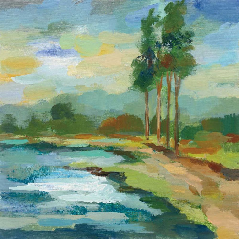 Early Spring Landscape II art print by Silvia Vassileva for $57.95 CAD