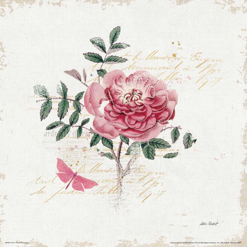 French Romance I art print by Katie Pertiet for $57.95 CAD