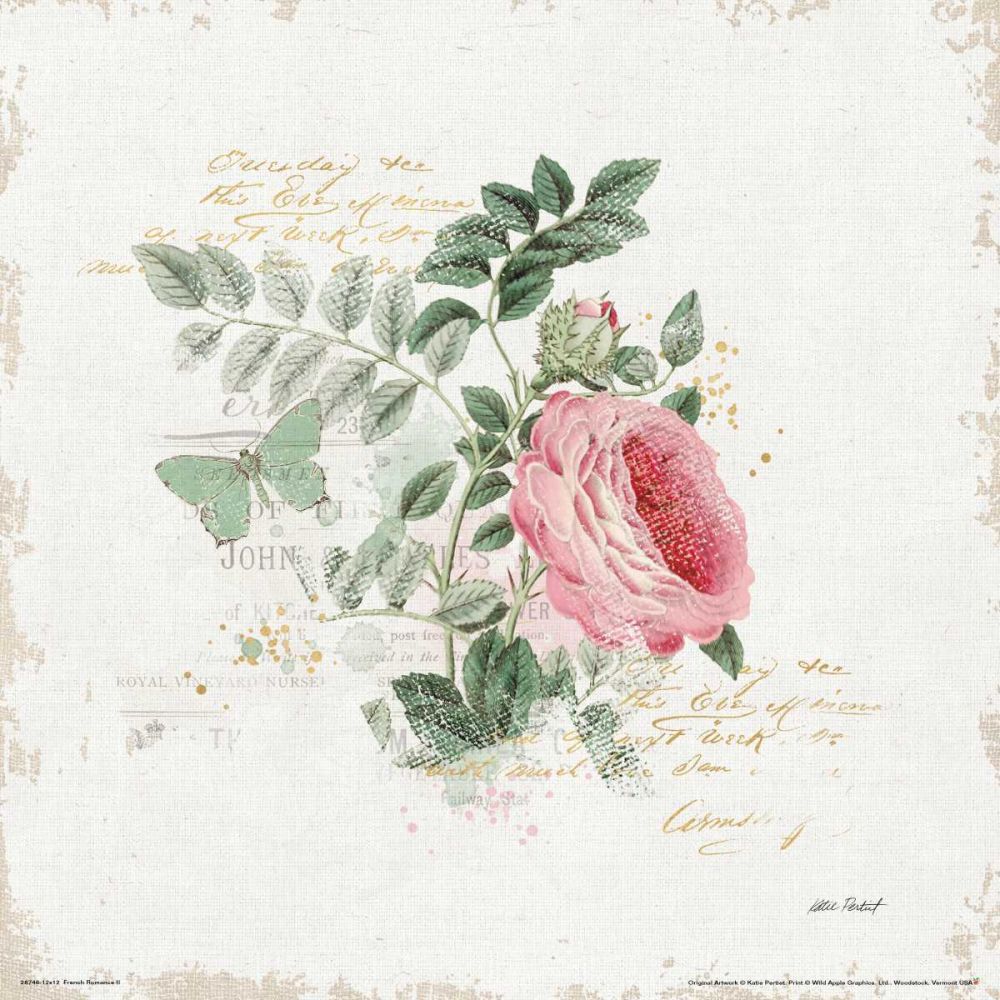 French Romance II art print by Katie Pertiet for $57.95 CAD
