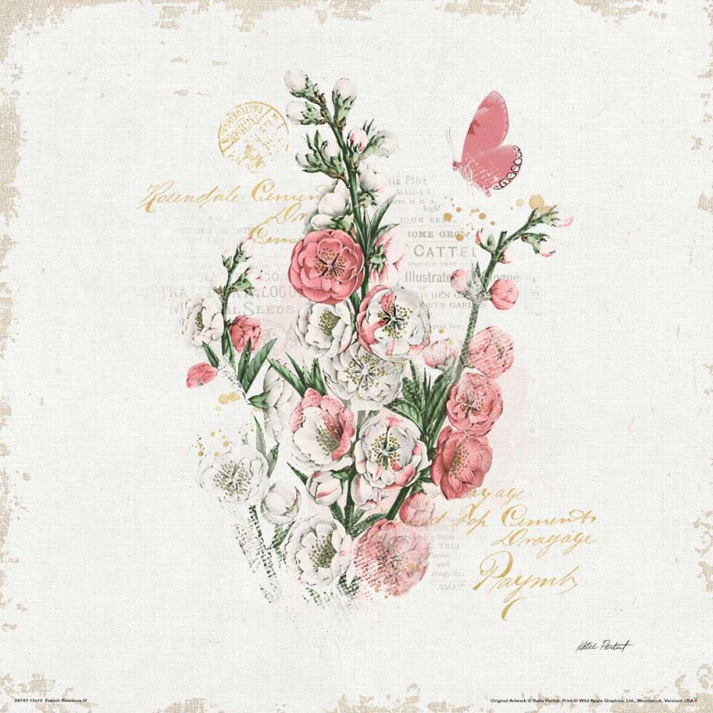 French Romance III art print by Katie Pertiet for $57.95 CAD