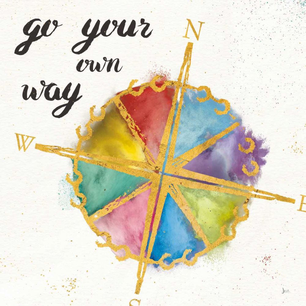 Colorful World II art print by Jess Aiken for $57.95 CAD