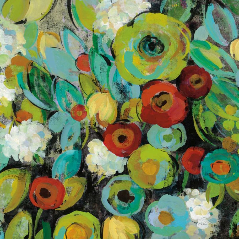 Fiesta Floral Crop art print by Silvia Vassileva for $57.95 CAD