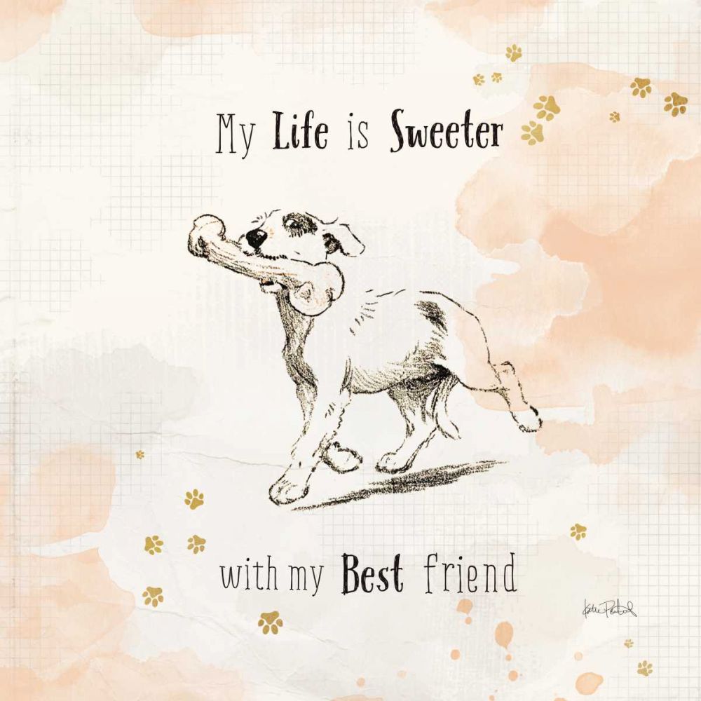 Furry Friends II art print by Katie Pertiet for $57.95 CAD