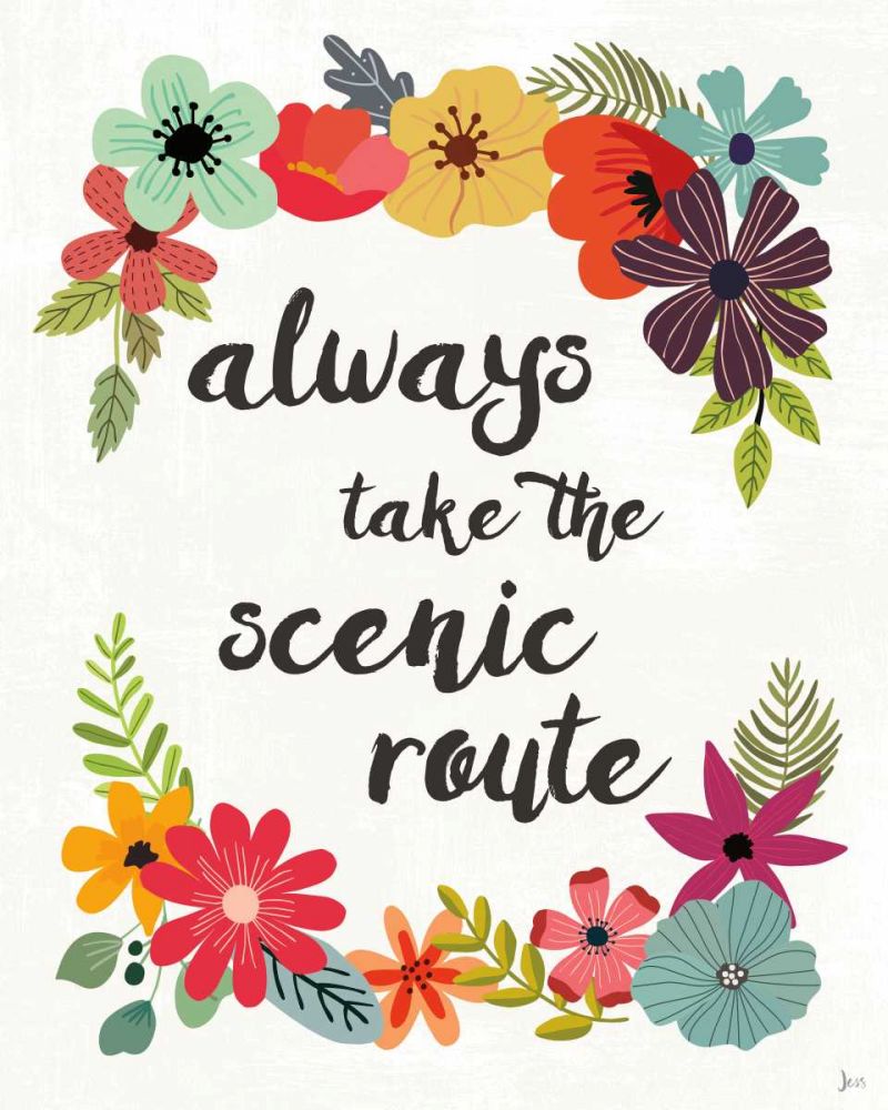 Words and Petals III art print by Jess Aiken for $57.95 CAD