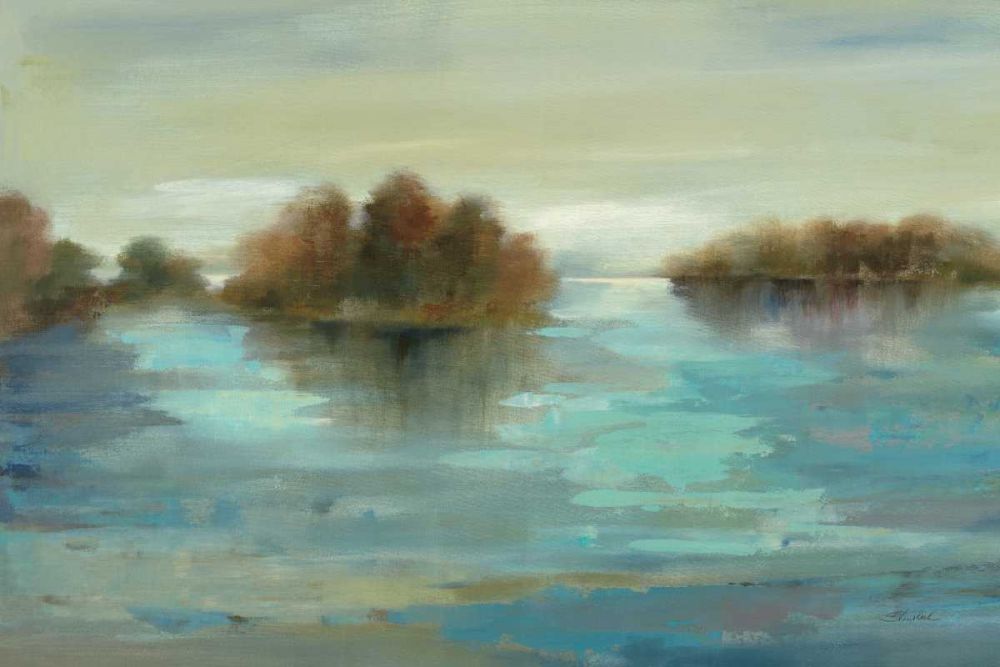 Serenity on the River art print by Silvia Vassileva for $57.95 CAD