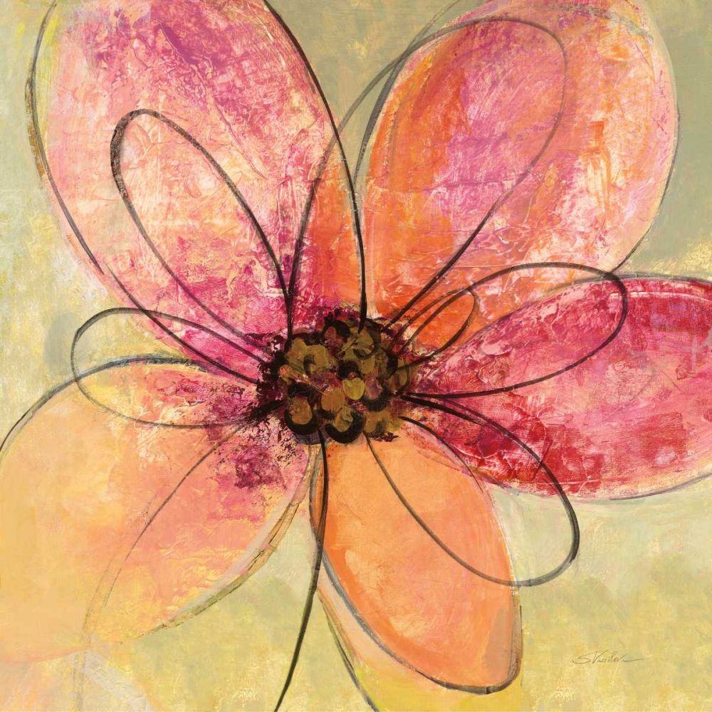 Neon Floral III art print by Silvia Vassileva for $57.95 CAD