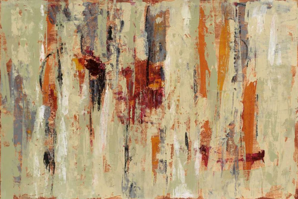 Graffiti Wall I Spice art print by Silvia Vassileva for $57.95 CAD