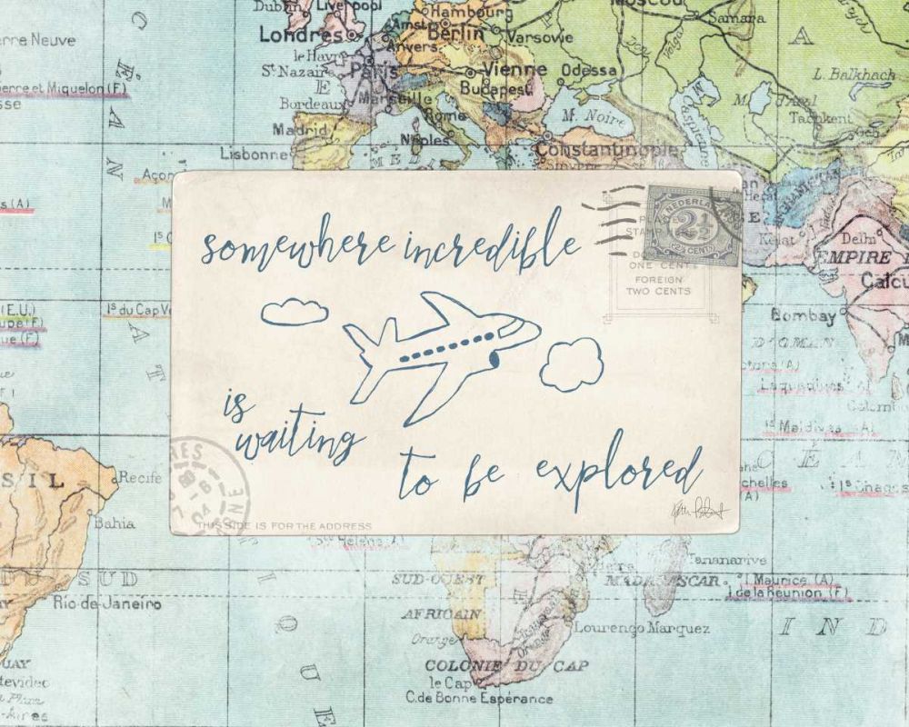 Travel Posts IV art print by Katie Pertiet for $57.95 CAD
