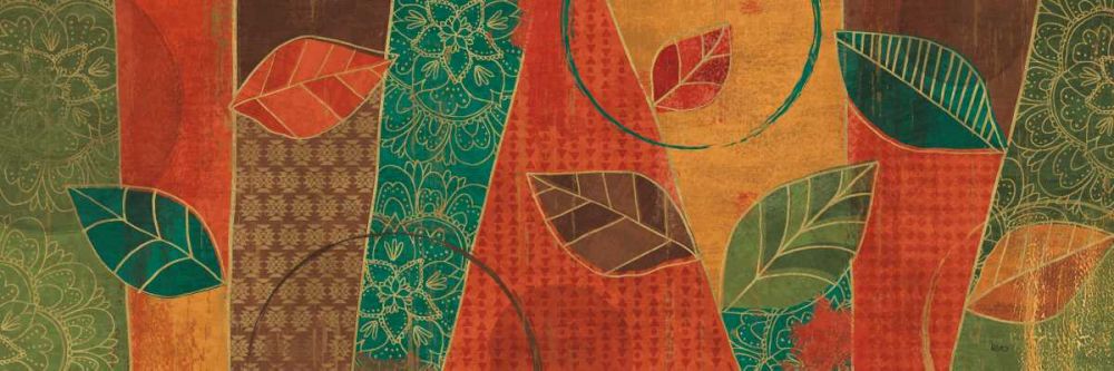 Bohemian Leaves IV art print by Veronique Charron for $57.95 CAD