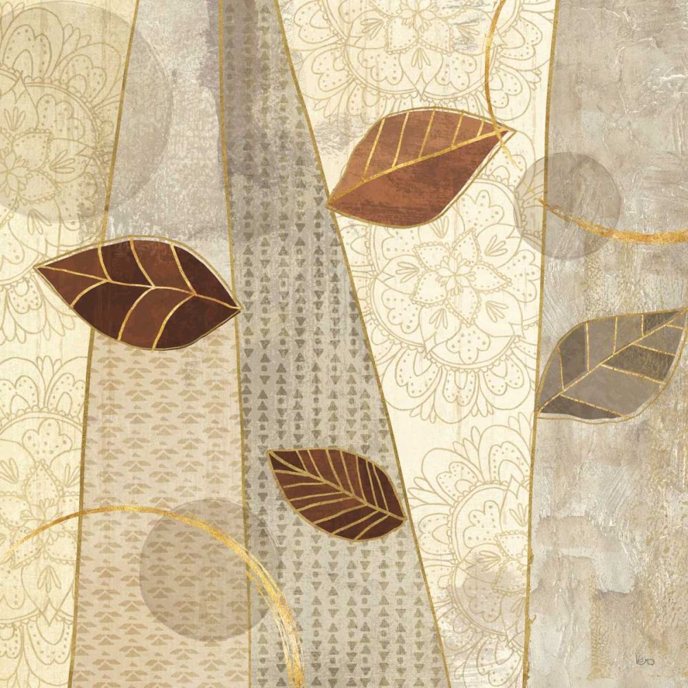 Bohemian Leaves II Neutral art print by Veronique Charron for $57.95 CAD