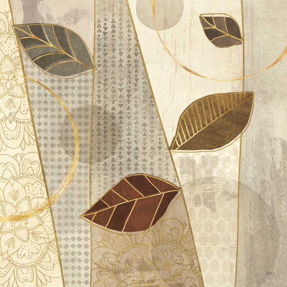 Bohemian Leaves III Neutral art print by Veronique Charron for $57.95 CAD