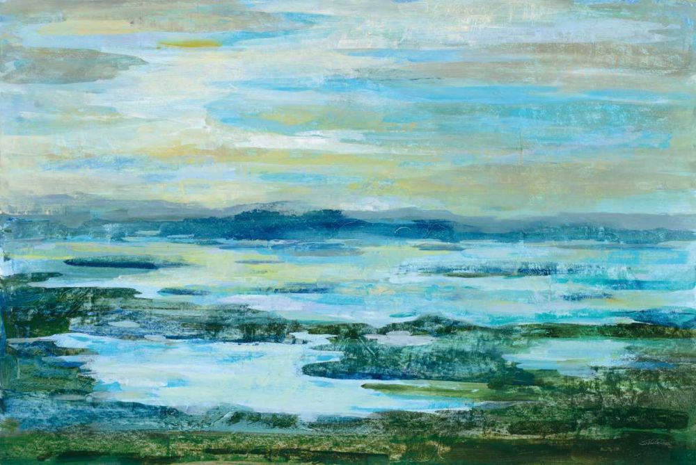Northern Lake Green art print by Silvia Vassileva for $57.95 CAD