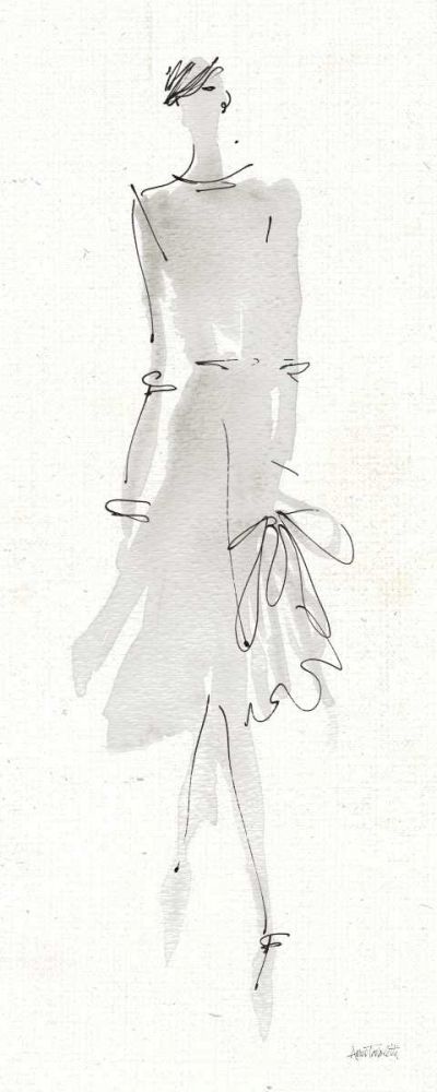 La Fashion I Gray art print by Anne Tavoletti for $57.95 CAD