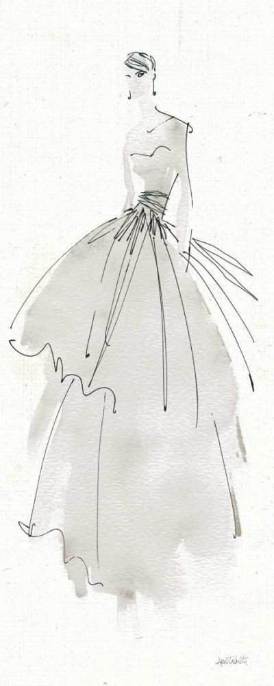 La Fashion II Gray art print by Anne Tavoletti for $57.95 CAD