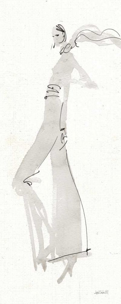 La Fashion III Gray art print by Anne Tavoletti for $57.95 CAD