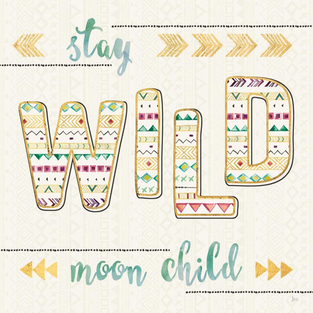 Boho Quotes II art print by Jess Aiken for $57.95 CAD