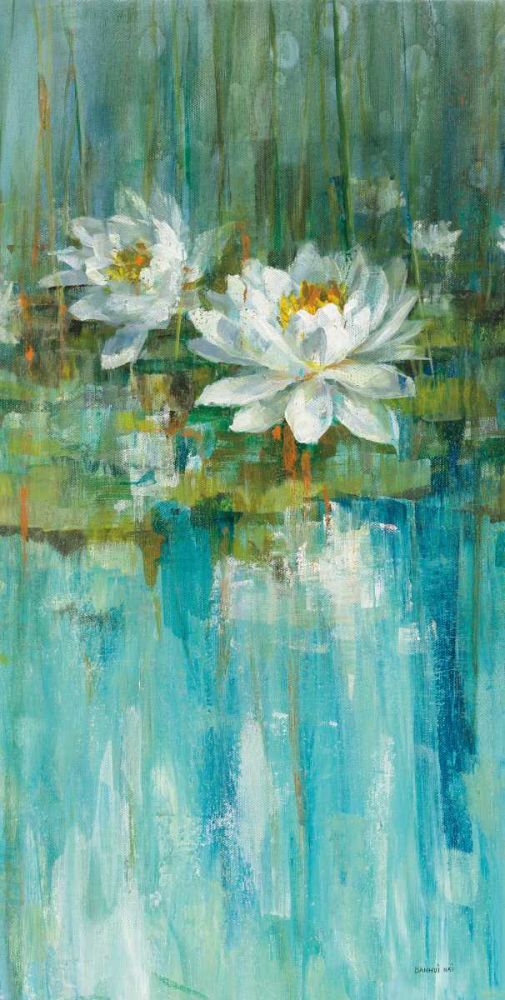 Water Lily Pond v2 II art print by Danhui Nai for $57.95 CAD