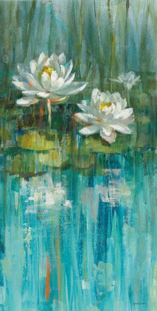 Water Lily Pond v2 III art print by Danhui Nai for $57.95 CAD