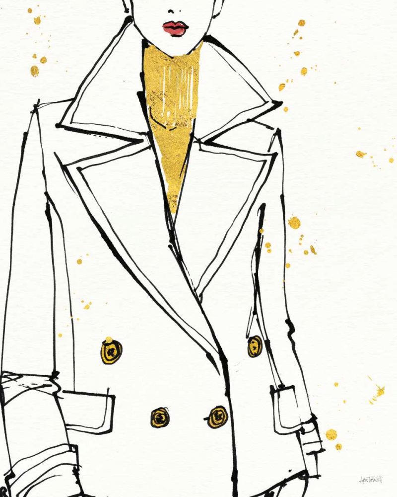 Fashion Strokes I art print by Anne Tavoletti for $57.95 CAD