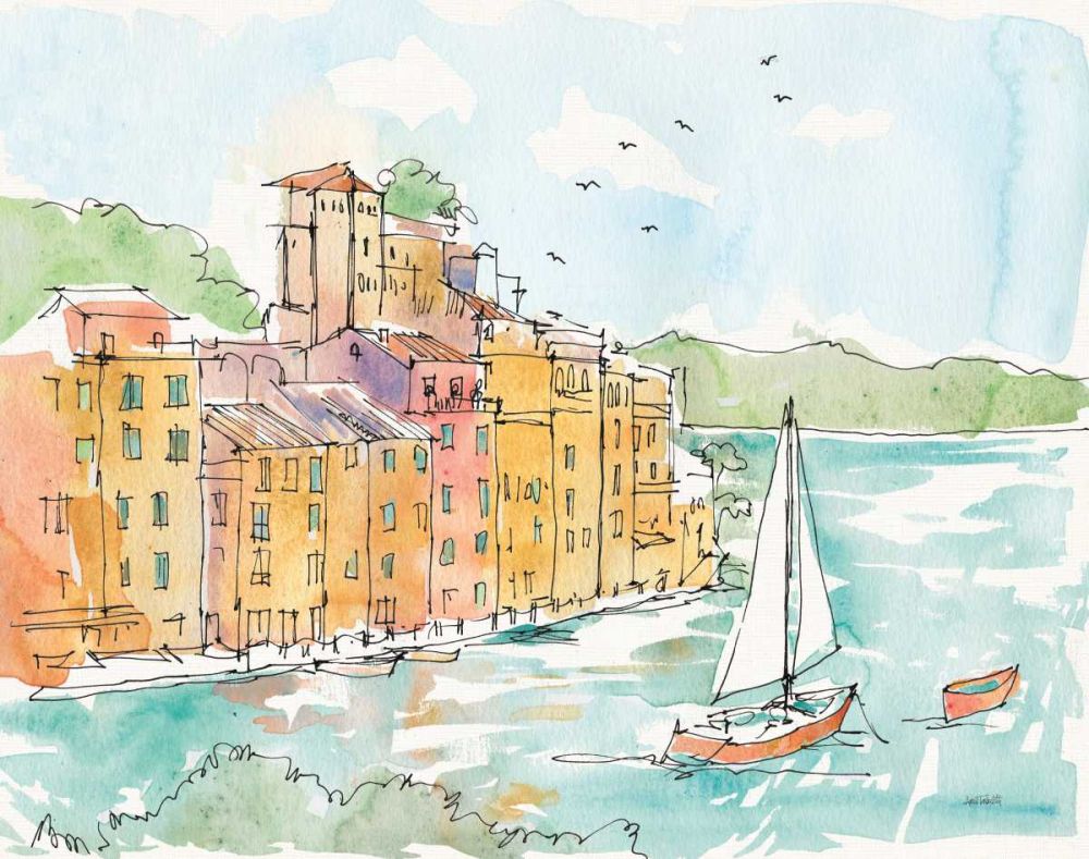 Portofino II art print by Anne Tavoletti for $57.95 CAD