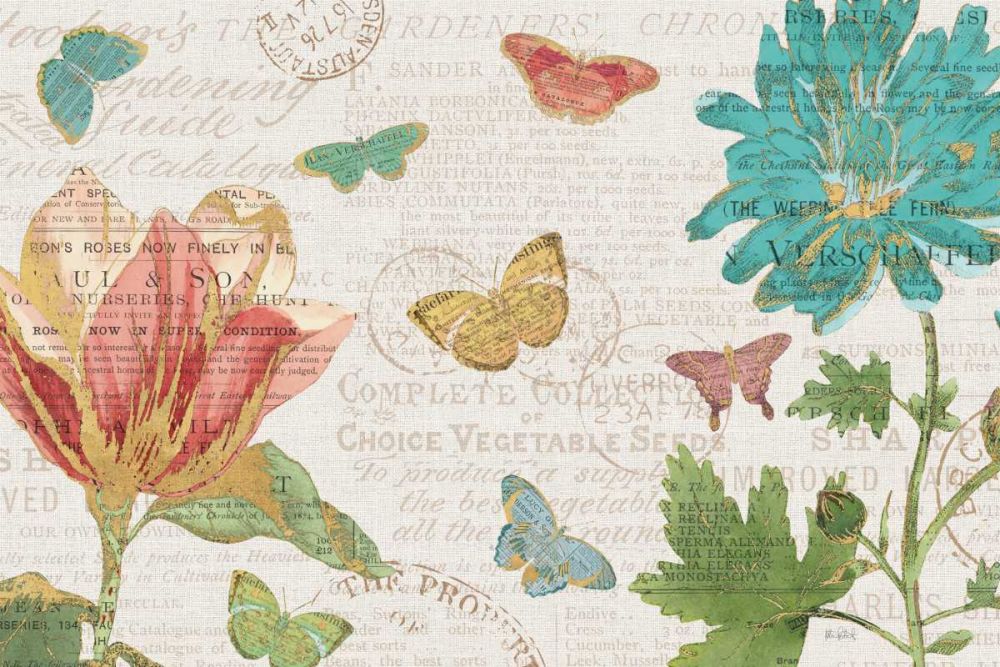 Bookshelf Botanical I art print by Katie Pertiet for $57.95 CAD