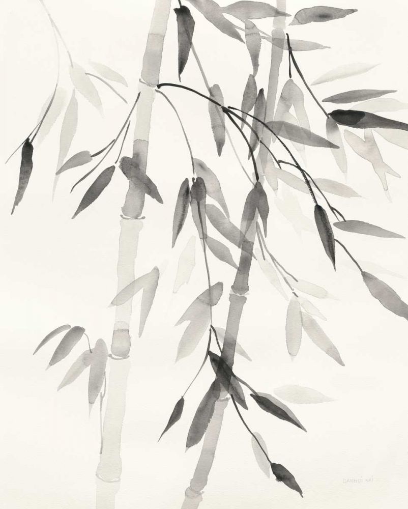 Bamboo Leaves V art print by Danhui Nai for $57.95 CAD
