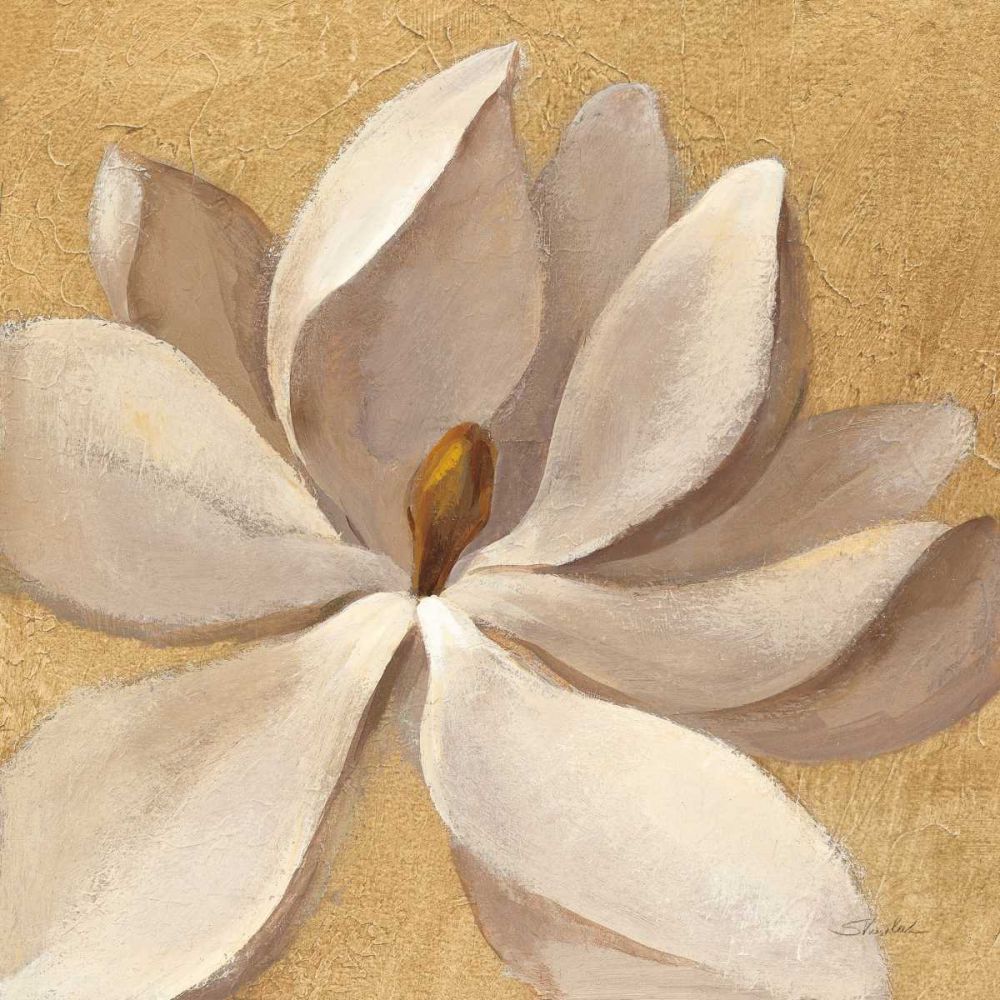 Sunset Flower I on Gold art print by Silvia Vassileva for $57.95 CAD