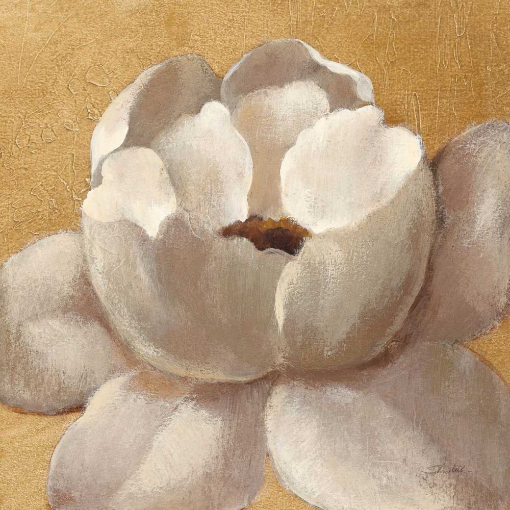 Sunset Flower II on Gold art print by Silvia Vassileva for $57.95 CAD