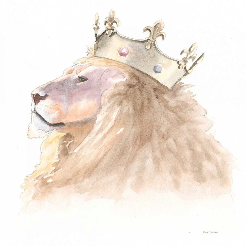 Jungle Royalty I Crop art print by Myles Sullivan for $57.95 CAD