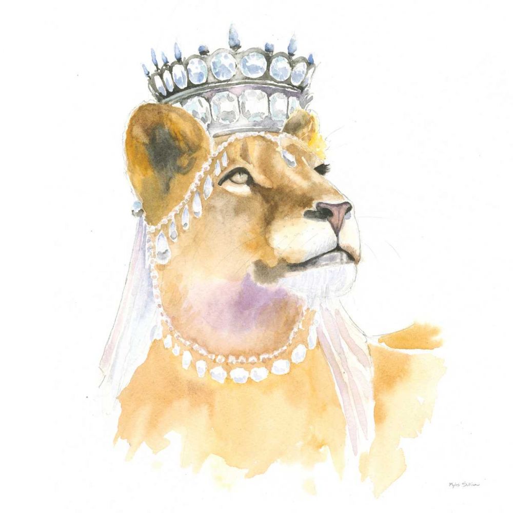 Jungle Royalty II Crop art print by Myles Sullivan for $57.95 CAD