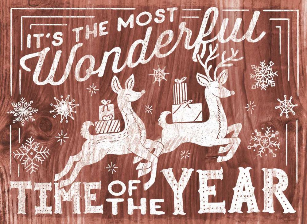 Rustic Holiday I art print by Laura Marshall for $57.95 CAD
