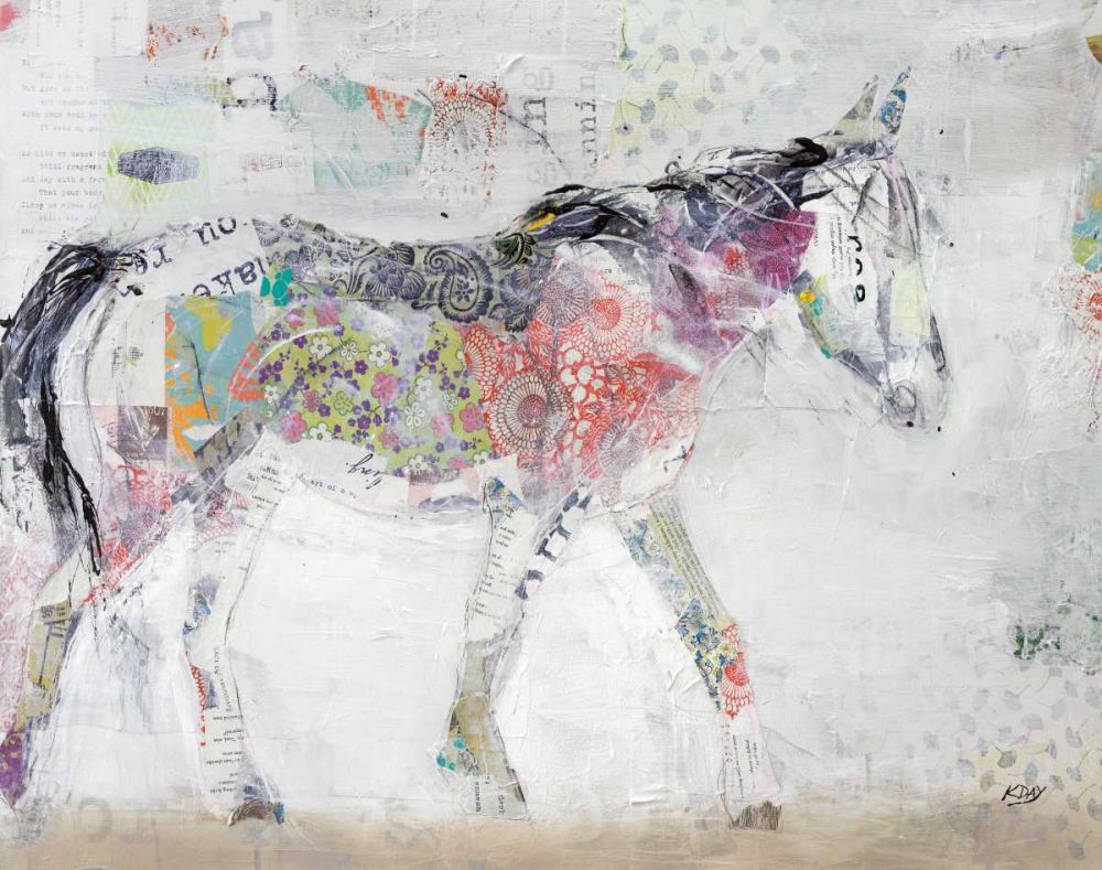 Wild Pinto Brown Crop art print by Kellie Day for $57.95 CAD
