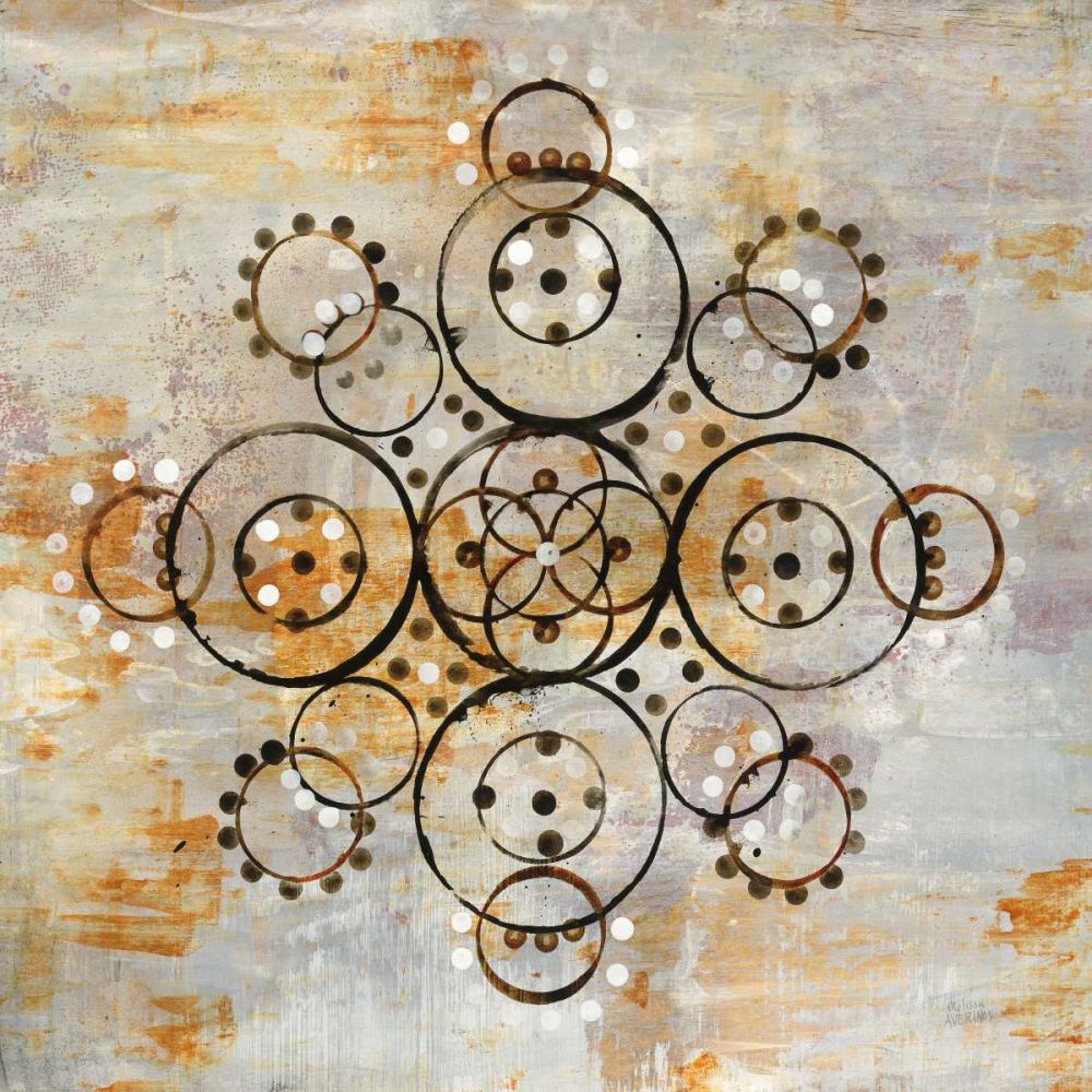 Saffron Mandala I Crop art print by Melissa Averinos for $57.95 CAD