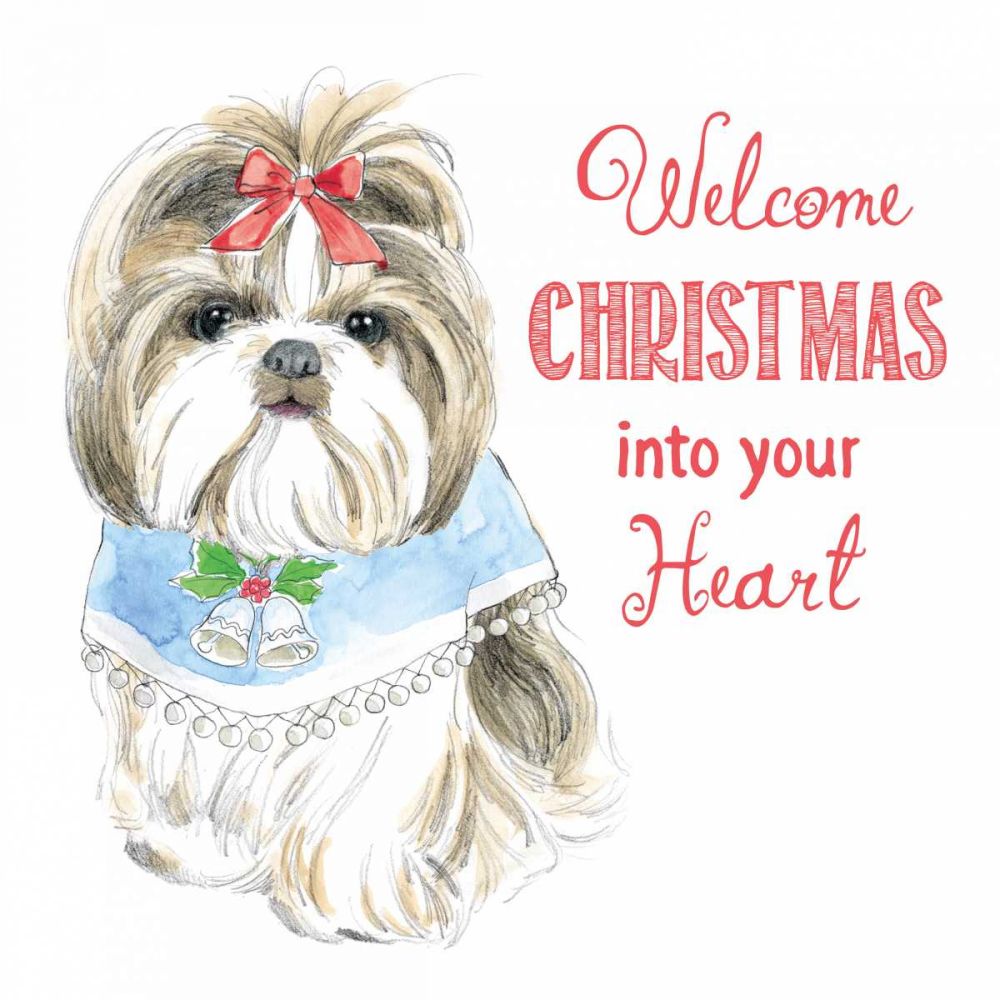 Glamour Pups Christmas II art print by Beth Grove for $57.95 CAD