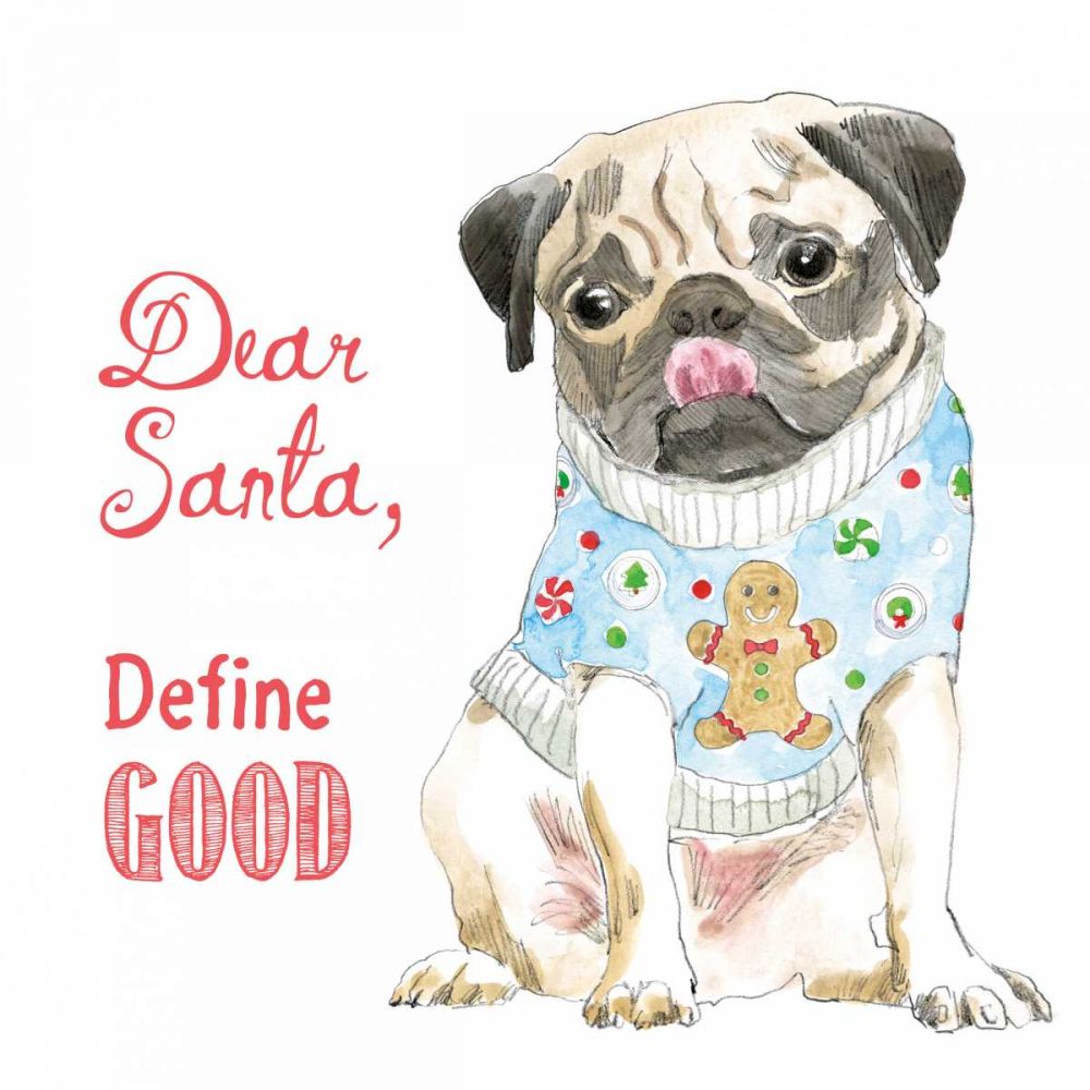 Glamour Pups Christmas IV art print by Beth Grove for $57.95 CAD