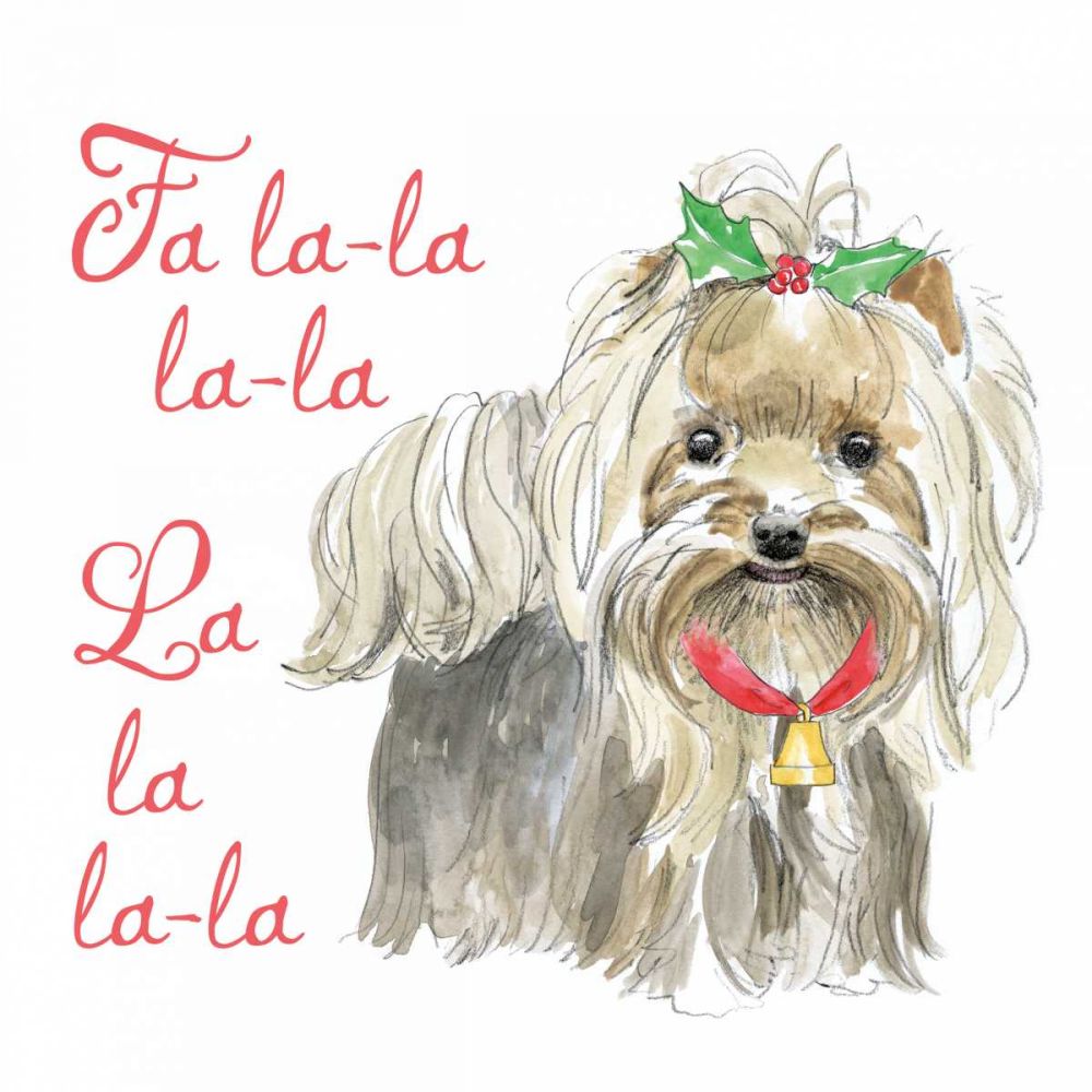 Glamour Pups Christmas VI art print by Beth Grove for $57.95 CAD